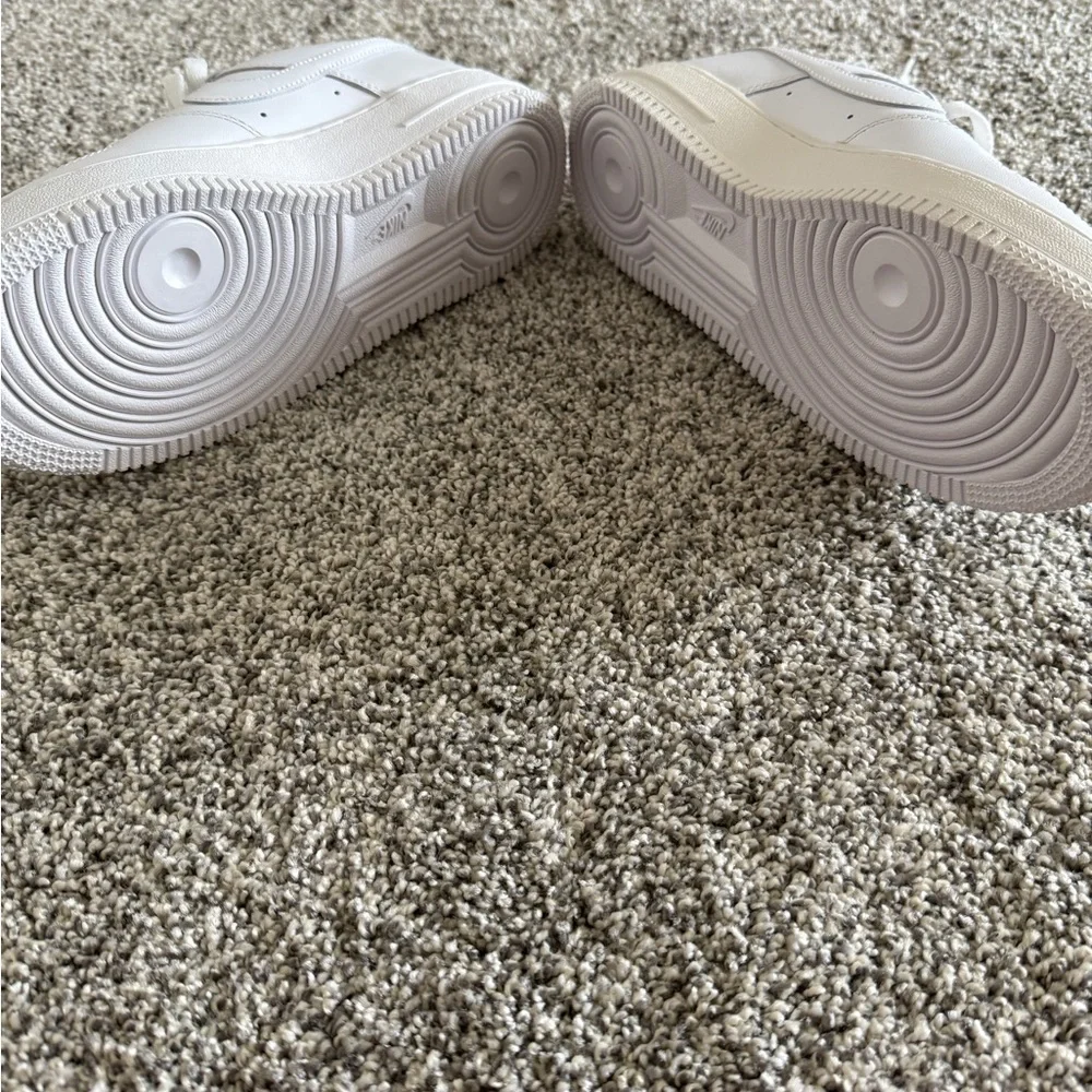 Nike Air Force 1 White Sneakers - Picture 3 of 6